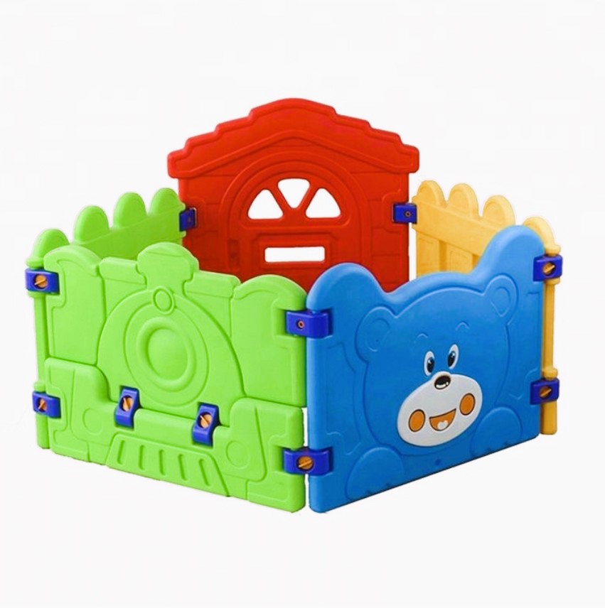 Bear and Train Ball Pit Playpen