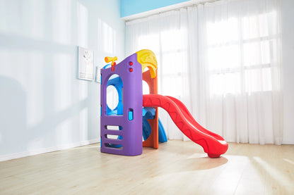 House Slide With Tunnel and Climber