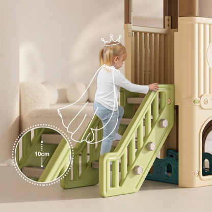 Kids Play Tower with Slide and Climber