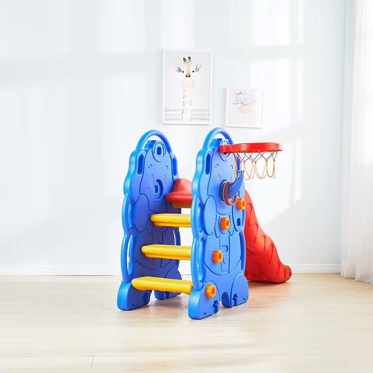 Elephant Slide Set with Basketball & Hoops