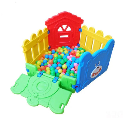 Bear and Train Ball Pit Playpen