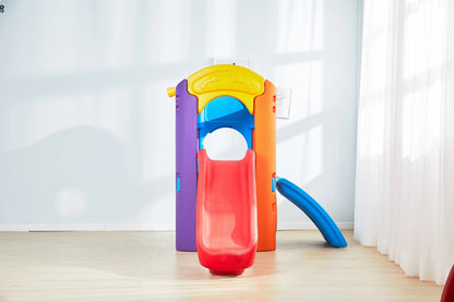 House Slide With Tunnel and Climber