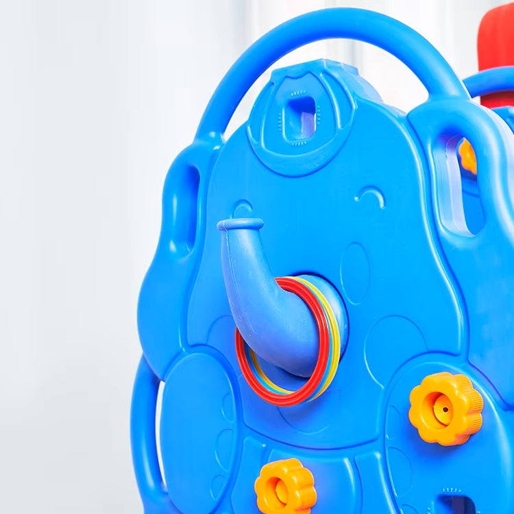 Elephant Slide Set with Basketball & Hoops