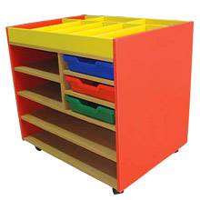 Double Side Art Tools Trolley