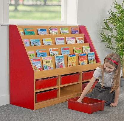 Book Display With 6 Cubbies