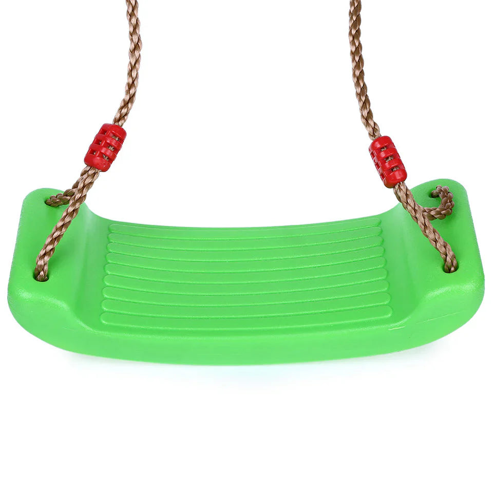 Swing Seat Board with Height Adjustable Rope