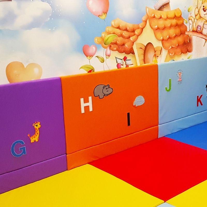 Padded Wall Mats with Alphabet