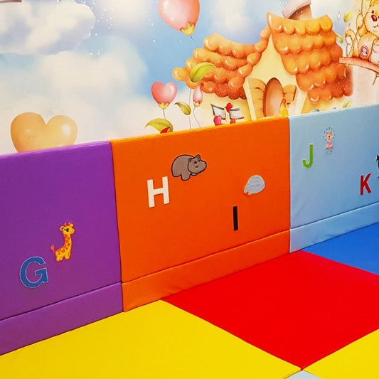 Padded Wall Mats with Alphabet