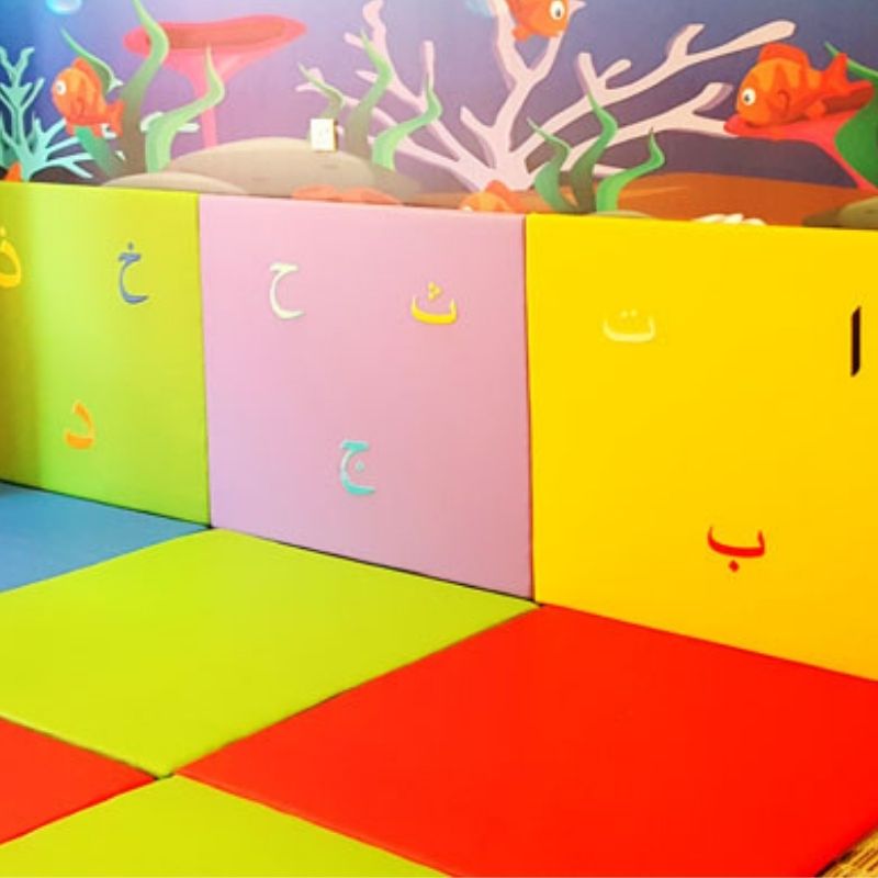 Padded Wall Mats with Alphabet