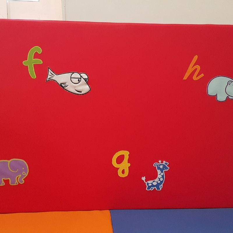 Padded Wall Mats with Alphabet