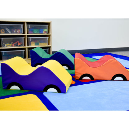 Wide Infant Toddler Soft Cars Set of 3