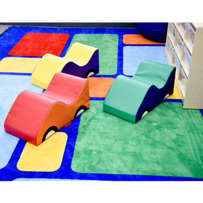 Wide Infant Toddler Soft Cars Set of 3