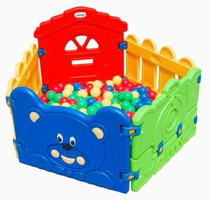 Bear and Train Ball Pit Playpen
