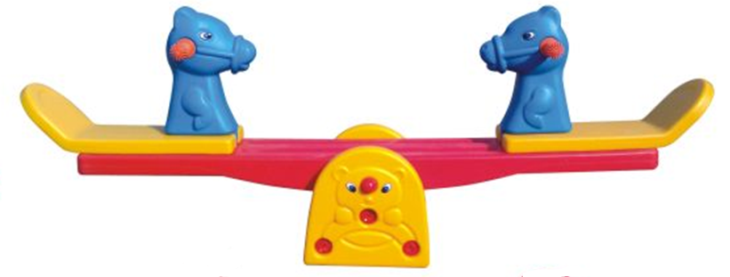 Rocking Seesaw Teeter Totter Horse Shape