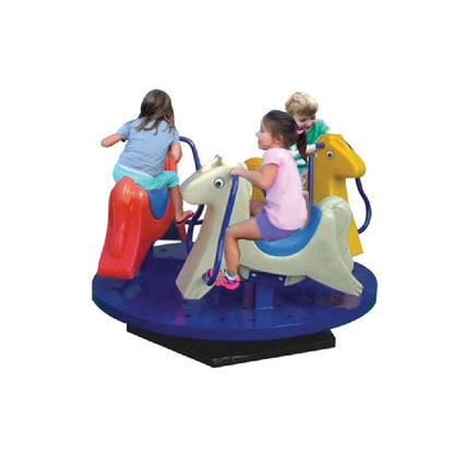 Merry Go Round Carousel Garden Playset