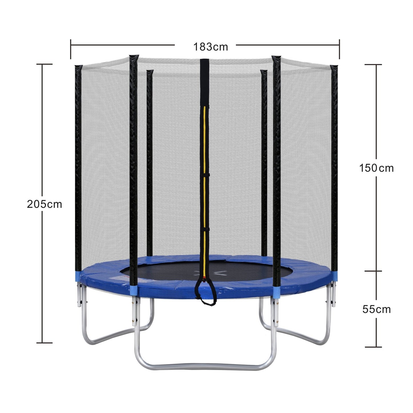 8FT Trampoline with Safety Enclosure Net