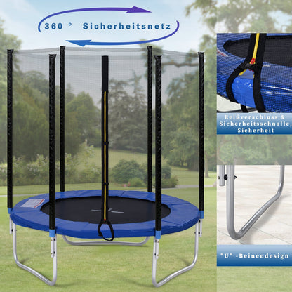 6FT Trampoline with Safety Enclosure Net