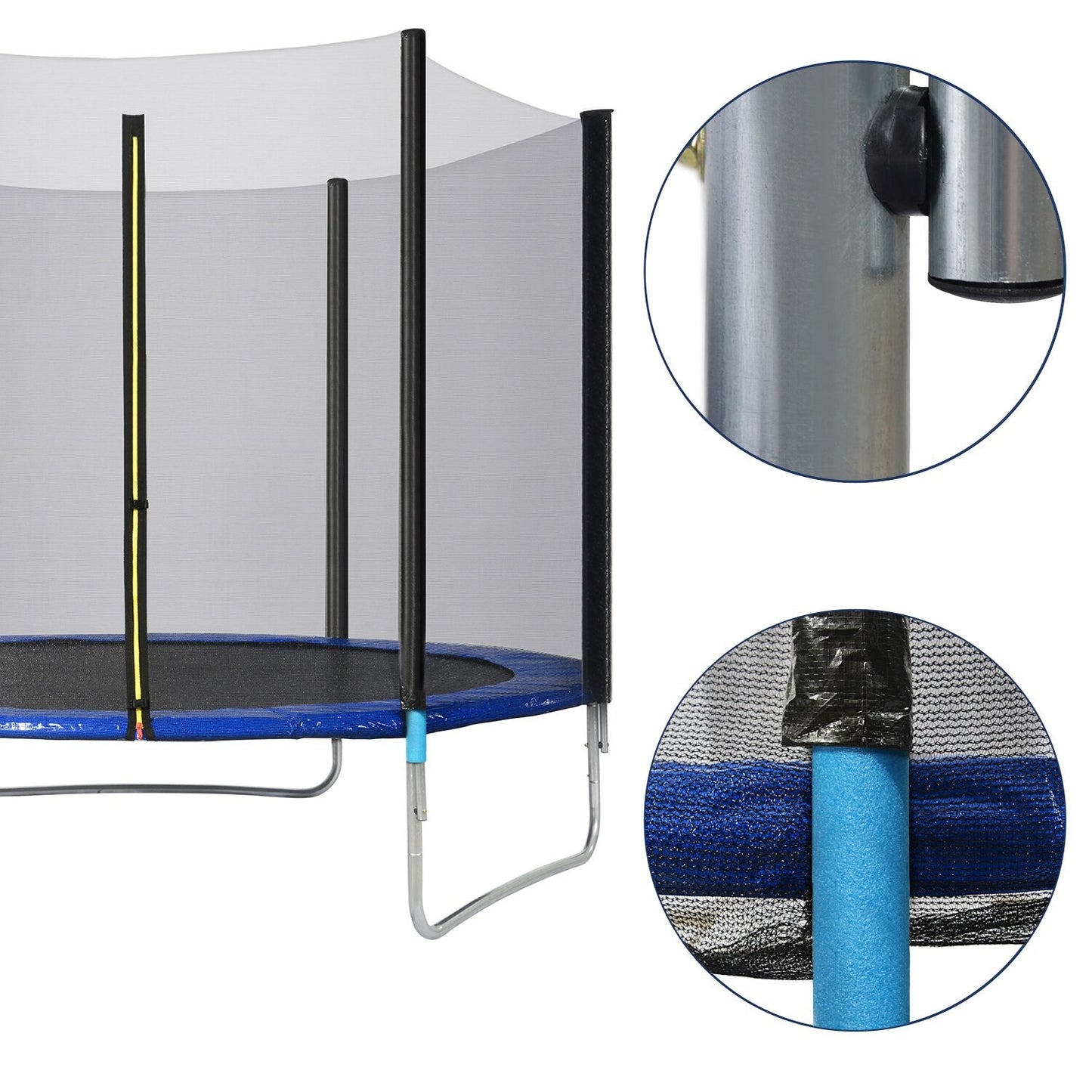 6FT Trampoline with Safety Enclosure Net