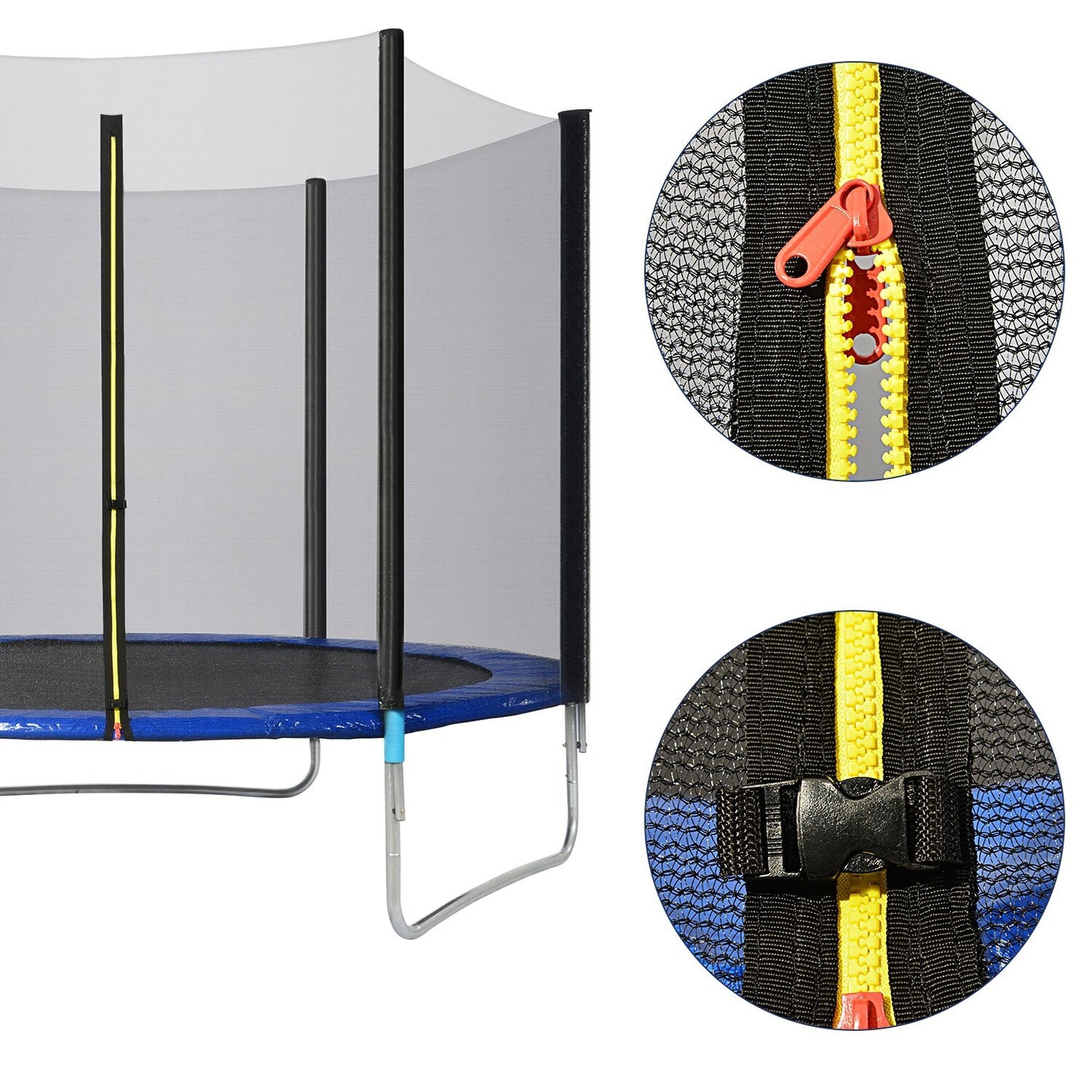 14FT Trampoline with Safety Enclosure Net