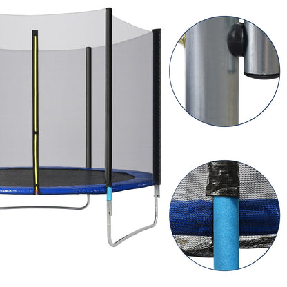 14FT Trampoline with Safety Enclosure Net