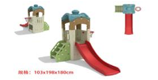 Kids Play Tower with Slide and Climber