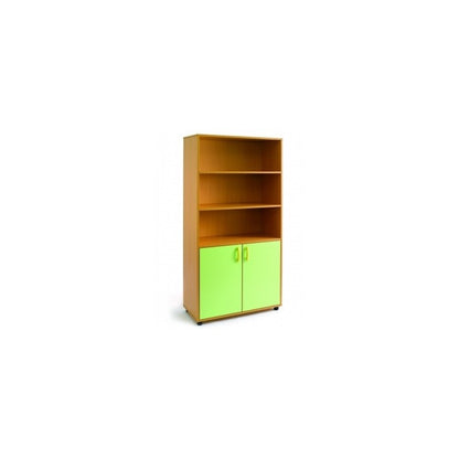 Three Shelves And Cupboard