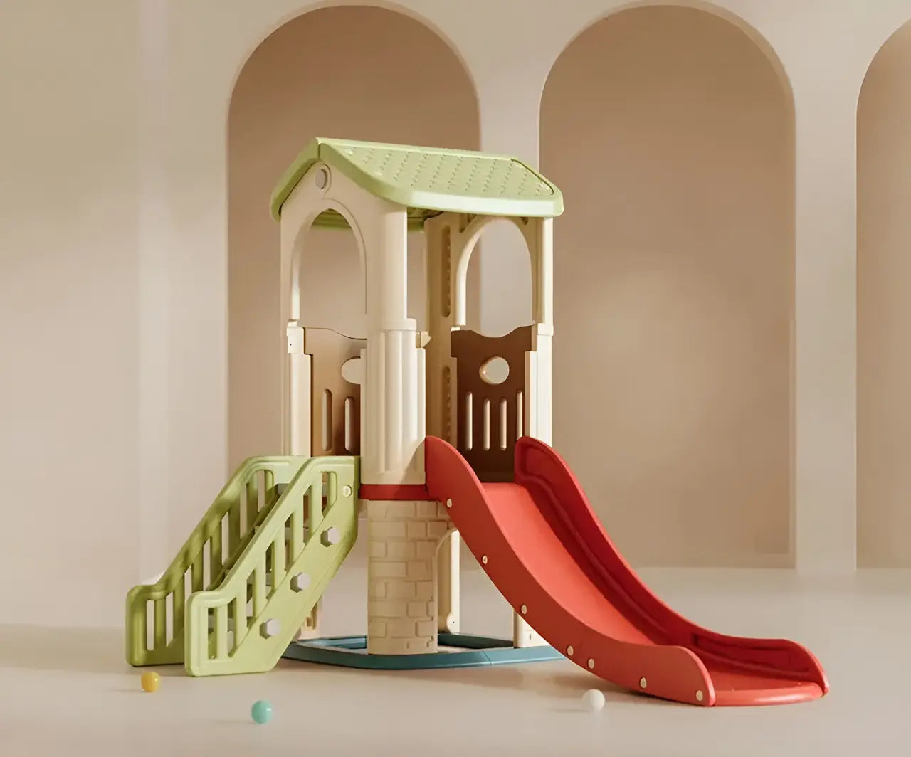 Kids Play Tower with Slide and Climber