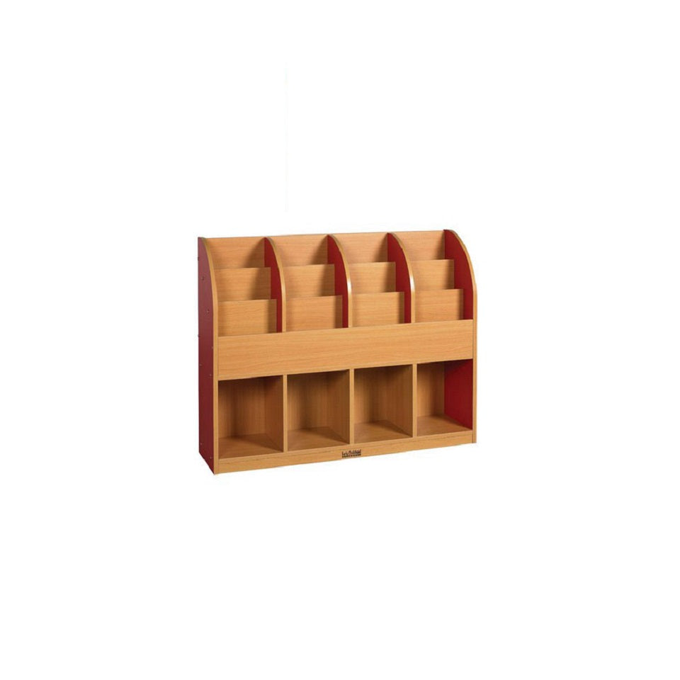 Book Display With 4 Cubbies