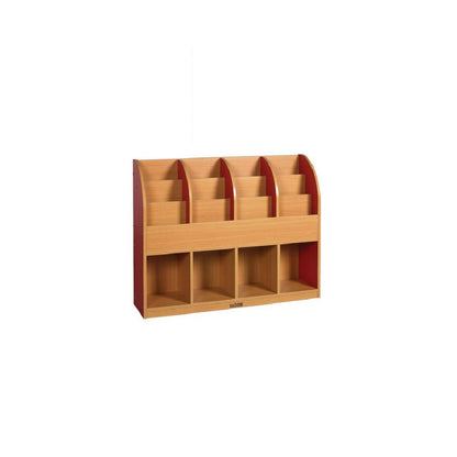 Book Display With 4 Cubbies