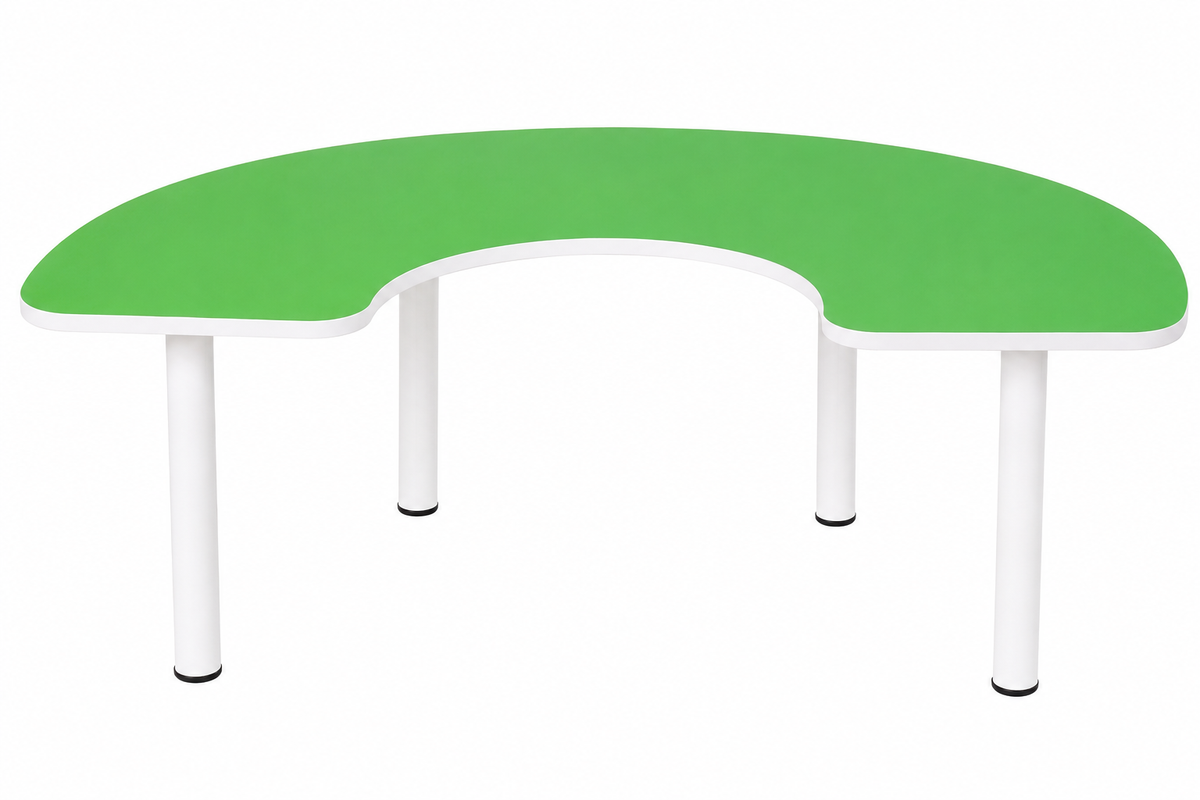 Half Moon Table 120×60 cm