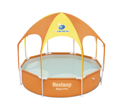 Steel Pro 1,688 Liters Splash in Shade Play Pool 2.44m x 51cm