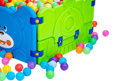 Bear and Train Ball Pit Playpen