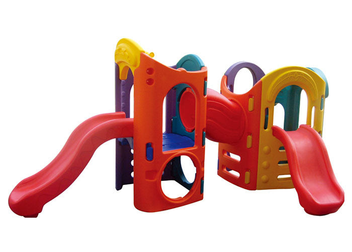 Playground Slides with Tunnel