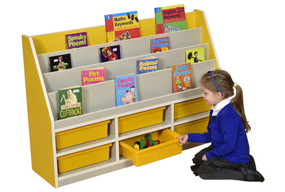 Book Display With 6 Cubbies