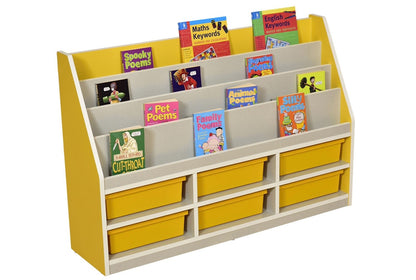 Book Display With 6 Cubbies